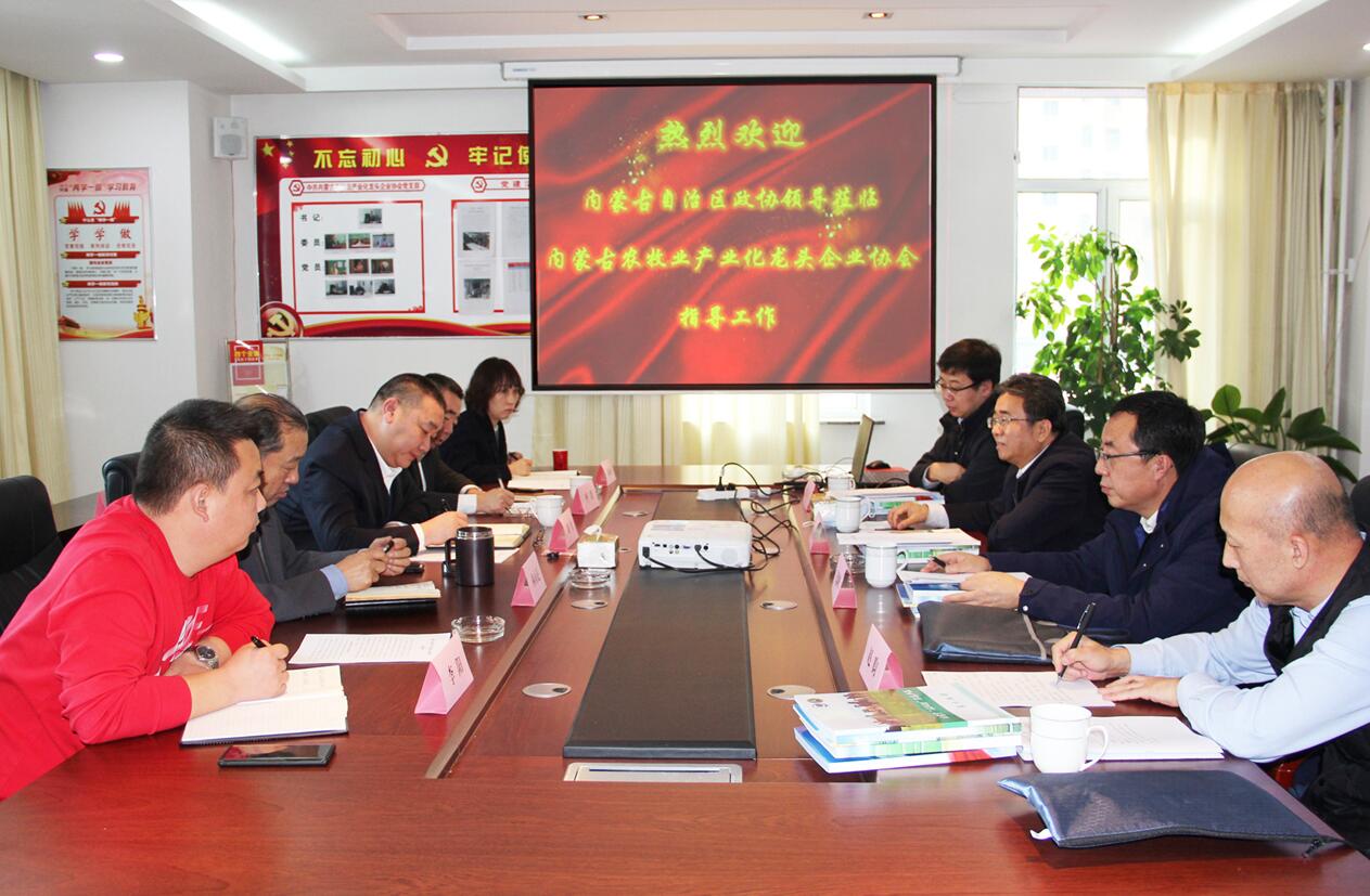 自治區(qū)政協(xié)副主席魏國楠蒞臨協(xié)會(huì)指導(dǎo)工作